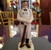 Vintage Porcelain Baseball Player Figurine  
